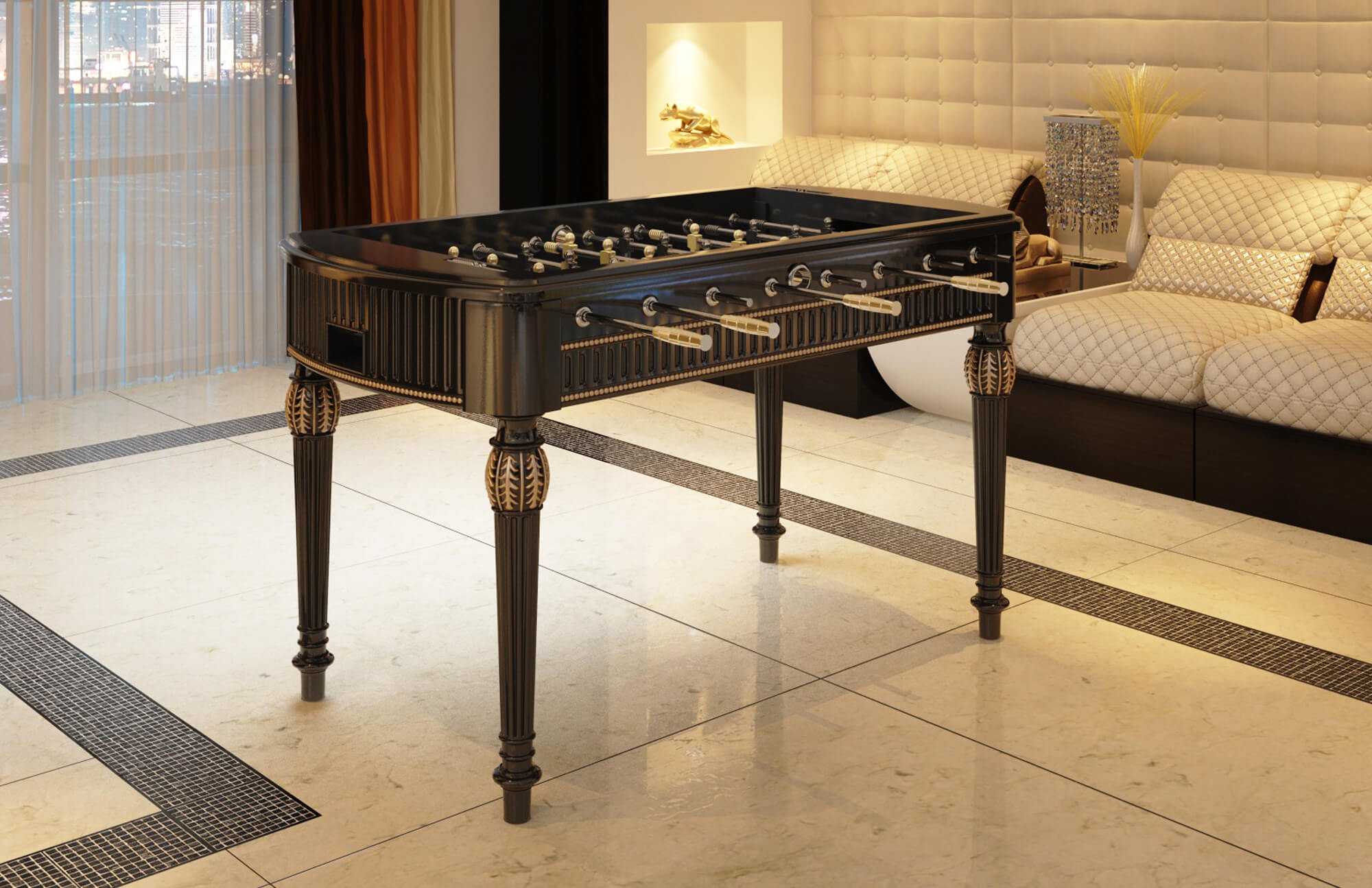 Atolye Mood Calista foosball table luxury hospitality — Vertuden Turkey